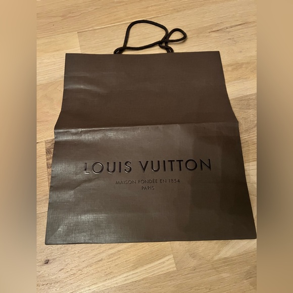 Louis Vuitton Empty Shopping Bag Paris 14H X 13W - Picture 1 of 4